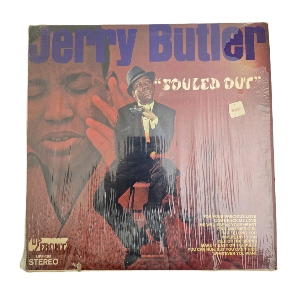 JERRY BUTLER Souled Out 1968 Vinyl‎ LP UpFront Records UPF 100
